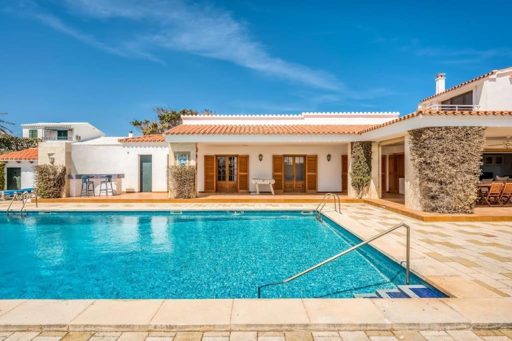 La Calma Espectacular Villa Con Jardin Y Piscina En Menorca S'Algar Zewnętrze zdjęcie